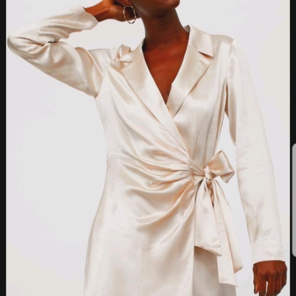 H&M Satin Jacket Dress